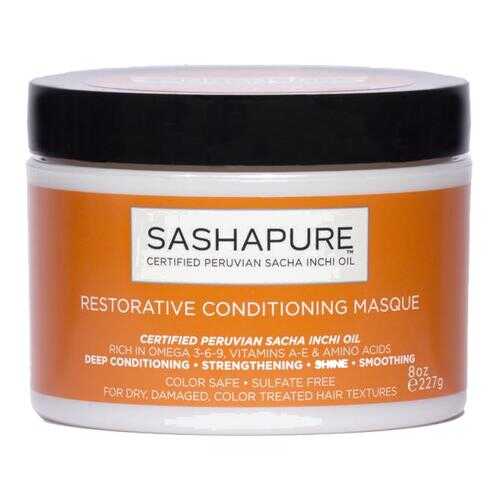 Восстанавливающая маска с маслом САЧА ИНЧИ для волос Sashapure Conditioning Masque 227мл