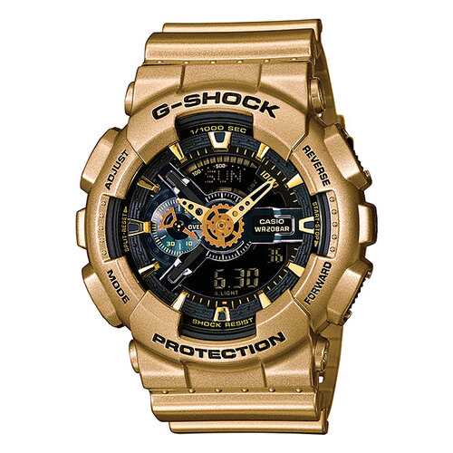 Японские наручные часы Casio G-Shock GA-110GD-9B с хронографом
