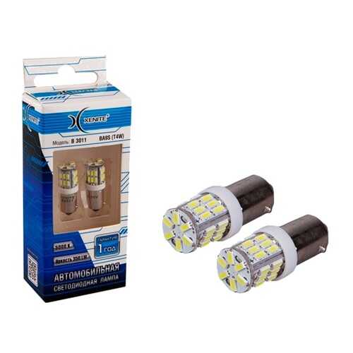 Лампа Светодиодная 9-30v T4w 2.2w Ba9s 350lm Бокс (2шт.) Xenite 1009330