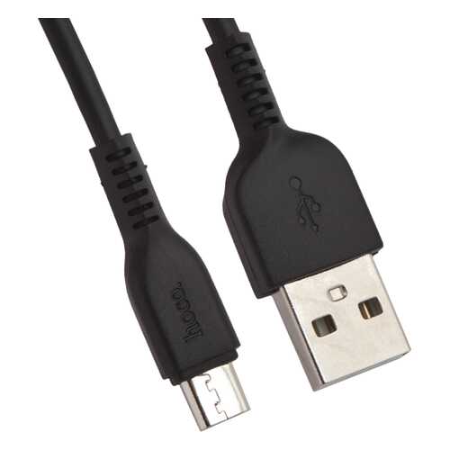 Кабель Hoco x20 microUSB 1м Black