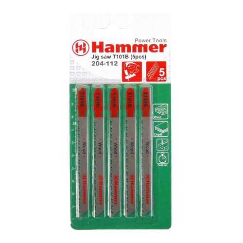 Пилки для лобзика HAMMER JG WD T101B (5шт,)