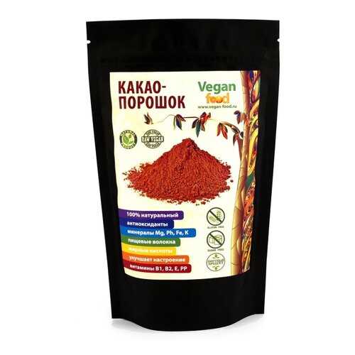 Какао-порошок Vegan Food натуральный 200 г