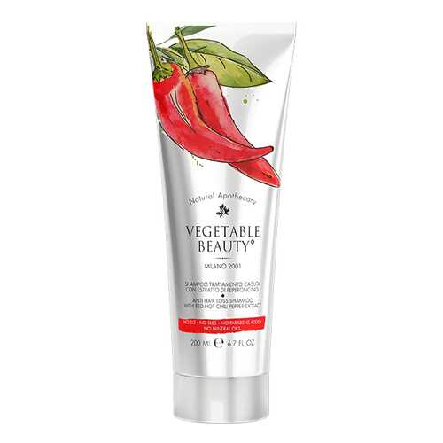 Шампунь Vegetable beauty Против выпадения волос с экстрактом красного чили перца 200 мл
