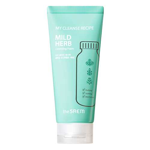 Пенка для умывания The Saem My Cleanse Recipe Cleansing Foam Mild Herb, 150 мл