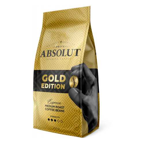 Кофе Absolut Drive Gold Edition в зернах 200 г