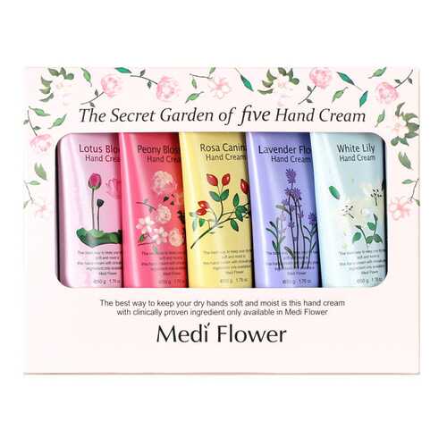 Подарочные наборы Medi Flower The Secret Garden Of Five Hand Cream Set