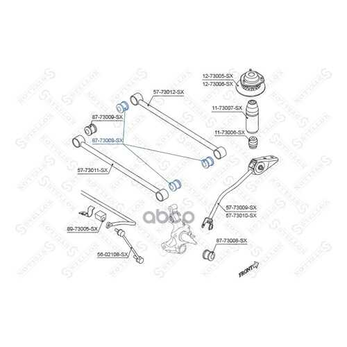 Сайлентблок Stellox 8773008SX