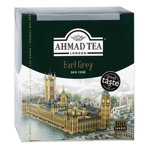 Чай Чайный лист Ahmad Tea earl grey черный 100 пакетиков