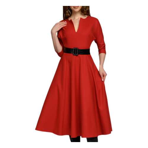 Платье женское D&M by 1001DRESS 0112001-01482RD красное XS