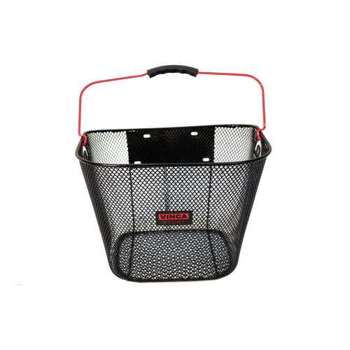 Корзина велосипедная Vinca Sport P 01 красная