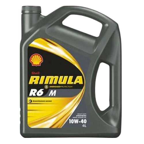 Моторное масло Shell Rimula R6 M 10w-40 4л