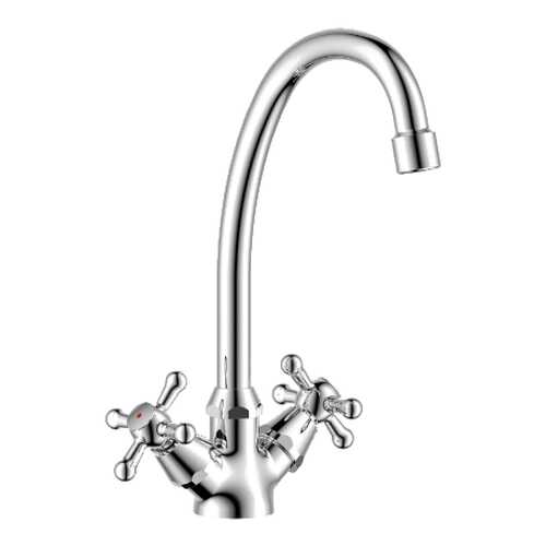 Смеситель для кухонной мойки Rossinka Silvermix Y02-71 хром