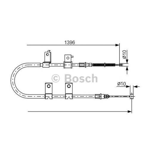 Трос cтояночного тормоза Bosch 1987482083