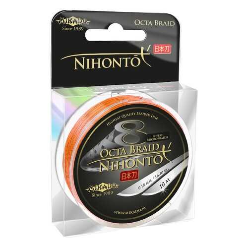 Шнур плетеный Mikado Nihonto Octa 0,08 мм, 150 м, 5,15 кг