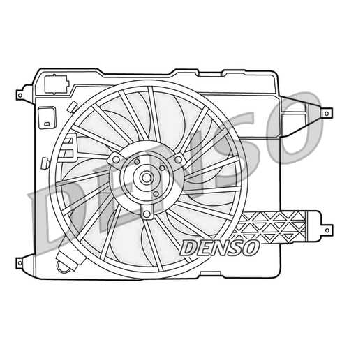 Вентилятор радиатора Denso DER23002
