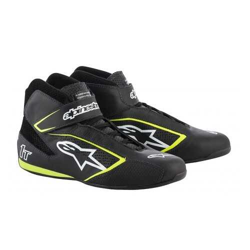 Ботинки для автоспорта TECH-1 T, FIA, чёрный/белый/жёлтый, 43 Alpinestars 2710019_125_10