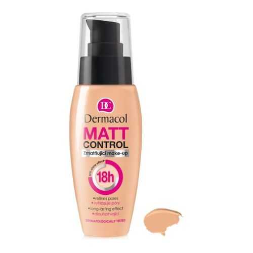 Тональный крем Dermacol Matt Control Матирующий с дозатором тон № 1