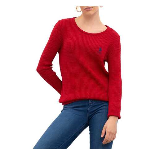 Джемпер женский U.S. POLO Assn. G082SZ0TK0KARLA-BSK9 красный 2XS