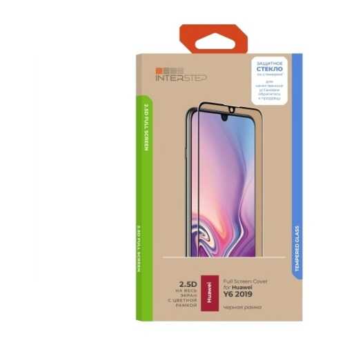 Защитное стекло InterStep для Huawei Y6 (2019) Black
