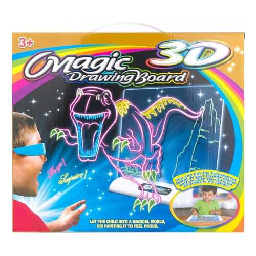 Доска для рисования Young Mindz Toys Magic с 3D эффектом свет