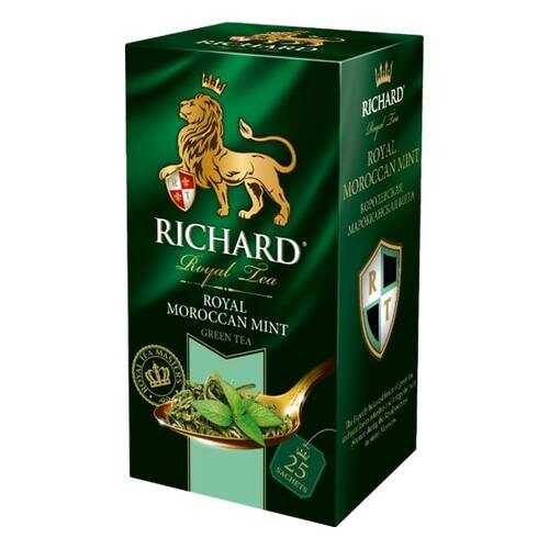 Чай Richard Royal Morrocan Mint зеленый с марроканской мятой 25 пакетиков