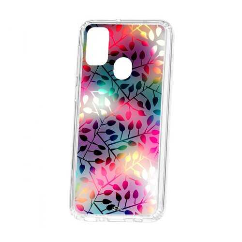 Чехол Kruche Samsung Galaxy M30S Print Цветные листья