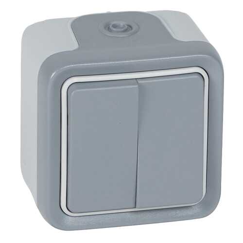 Переключатель Legrand Plexo, IP55, серый, артикул 069715