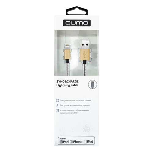 Кабель QUMO 21713 Lightning 1м White
