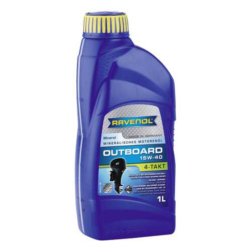 Моторное масло Ravenol Outboardoel 4T SAE 15W-40 1л