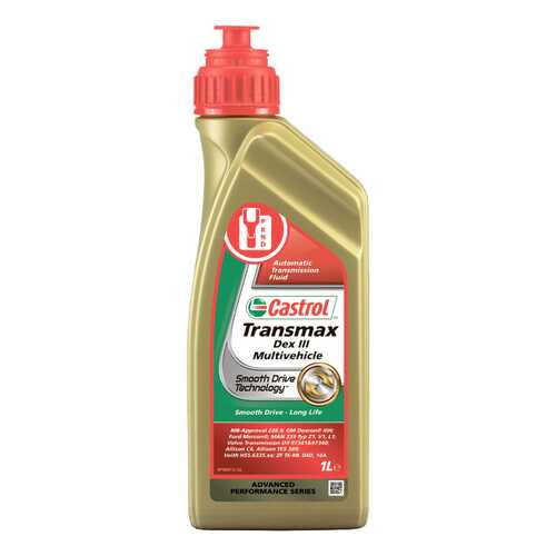 Трансмиссионное масло Castrol Transmax Dex III Multivehicle 1л 157AB3
