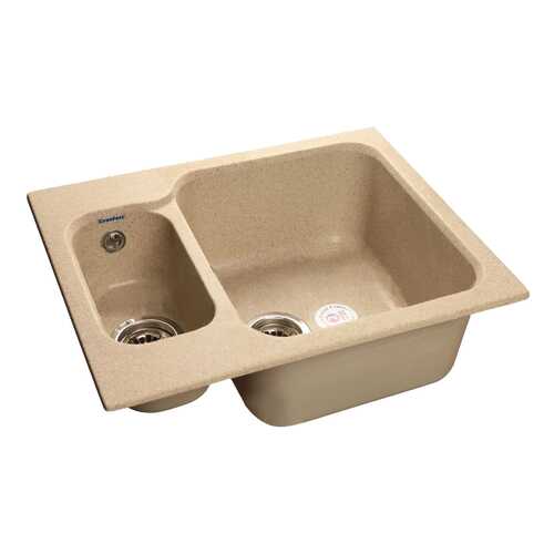 Мойка для кухни из мрамора GranFest Standart GF-S615K песочный