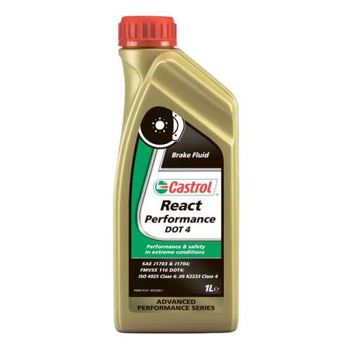 Тормозная жидкость Castrol React Performance DOT 4 1л 157F8B