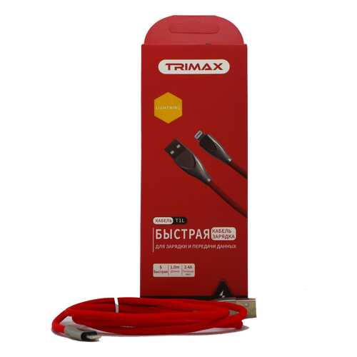 Кабель Trimax Lightning T1L 1m Red