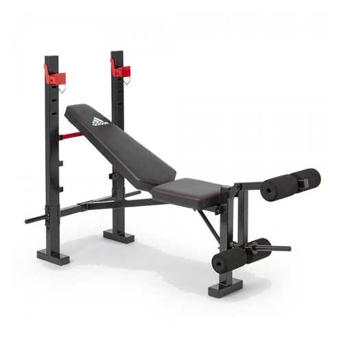 Скамья со стойкой регулируемая Adidas Red Sports ADBE-10354