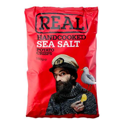 Чипсы картофельные Real с морской солью 150 г