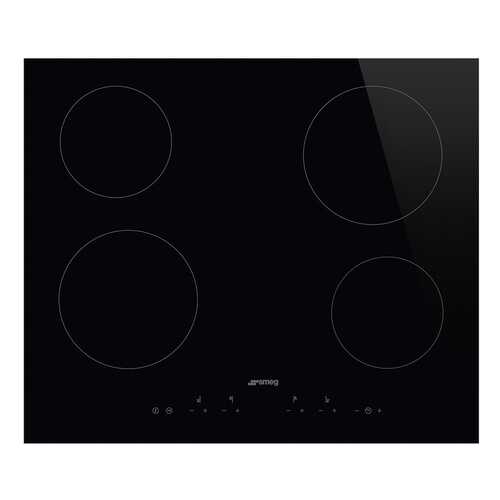 Встраиваемая варочная панель электрическая Smeg SE364TD Black