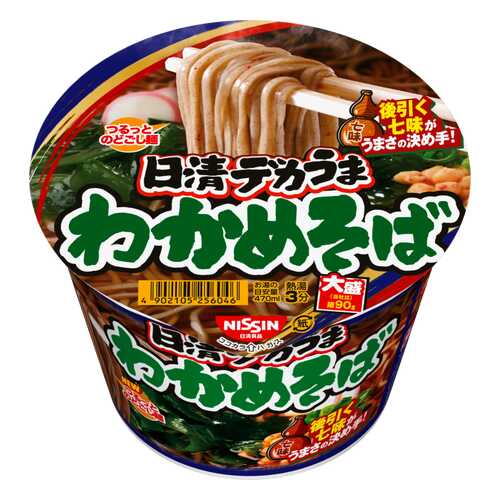 Лапша Соба Nissin с вакаме и камабоко 106 г