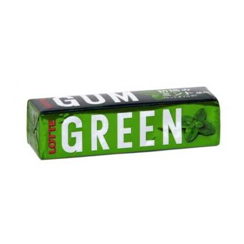 Жевательная резинка Lotte Green Gum, 19,1 г ,Япония