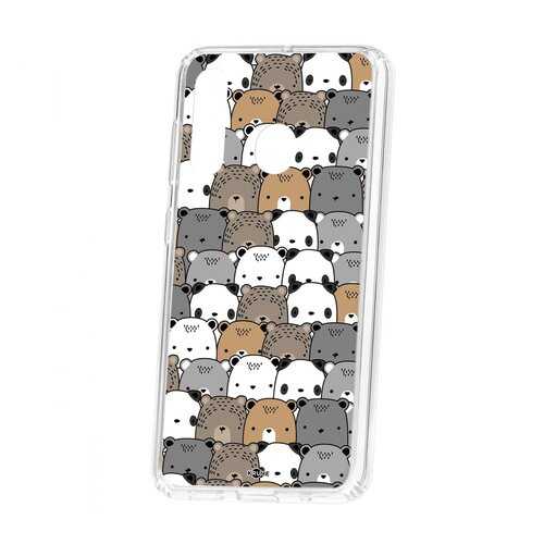 Чехол Kruche Samsung Galaxy A60 2019 Print Медвежата