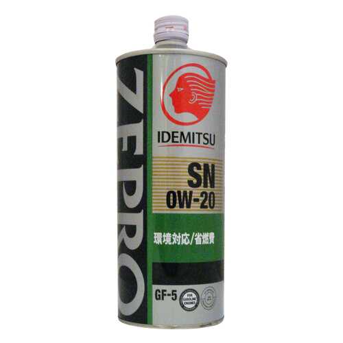 Моторное масло Idemitsu Zepro Eco Medalist SN/GF-5 0W-20 1л