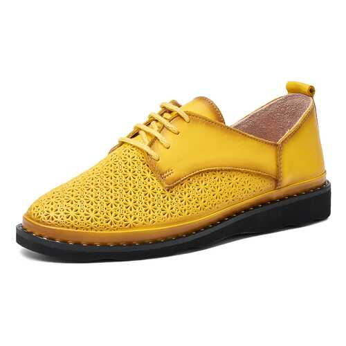 Полуботинки женские Pierre Cardin TR-MN-87-440 желтые 38 RU