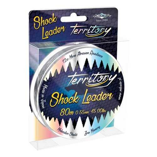 Леска монофильная Mikado Territory Shock Leader 0,55 мм, 80 м, 20 кг