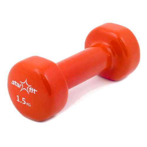 Гантель виниловая StarFit DB-101 1,5 кг