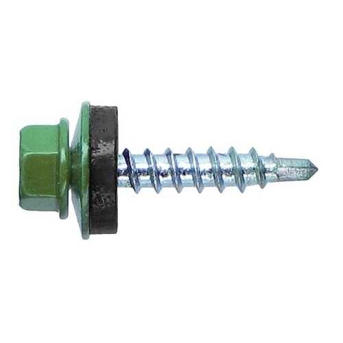 Саморез TECH-KREP 112030 кр св. 4.8х28 ral-6002 (зелёный) (60шт) -коробка с ок