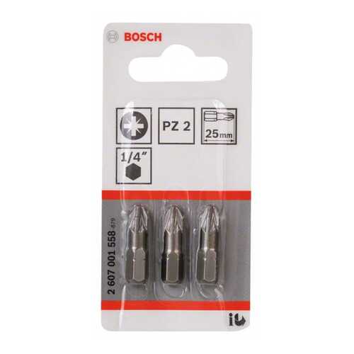 Набор бит Bosch 25мм PZ2 XH 2607001558