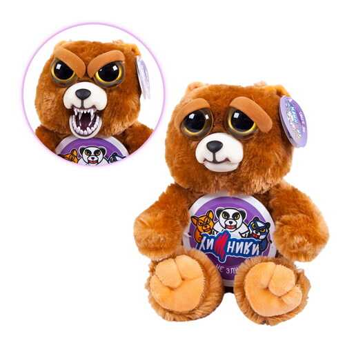 Мягкая игрушка Abtoys Медведь бурый серия Хищники 20см