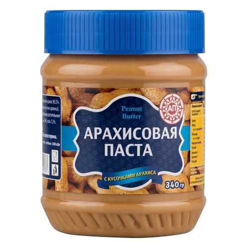 Паста арахисовая Peanut Butter с кусочками арахиса 340 г