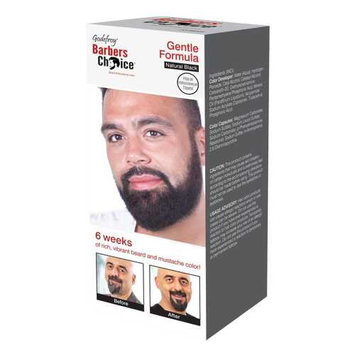 Краска для бороды Godefroy Barbers Choice Natural Black 33 мл