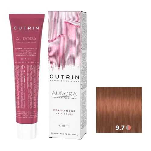 Крем-краска AURORA PERMANENT CUTRIN 9.7 латте 60 мл