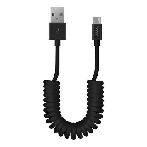 Кабель Deppa 72123 microUSB 1,5м Black
